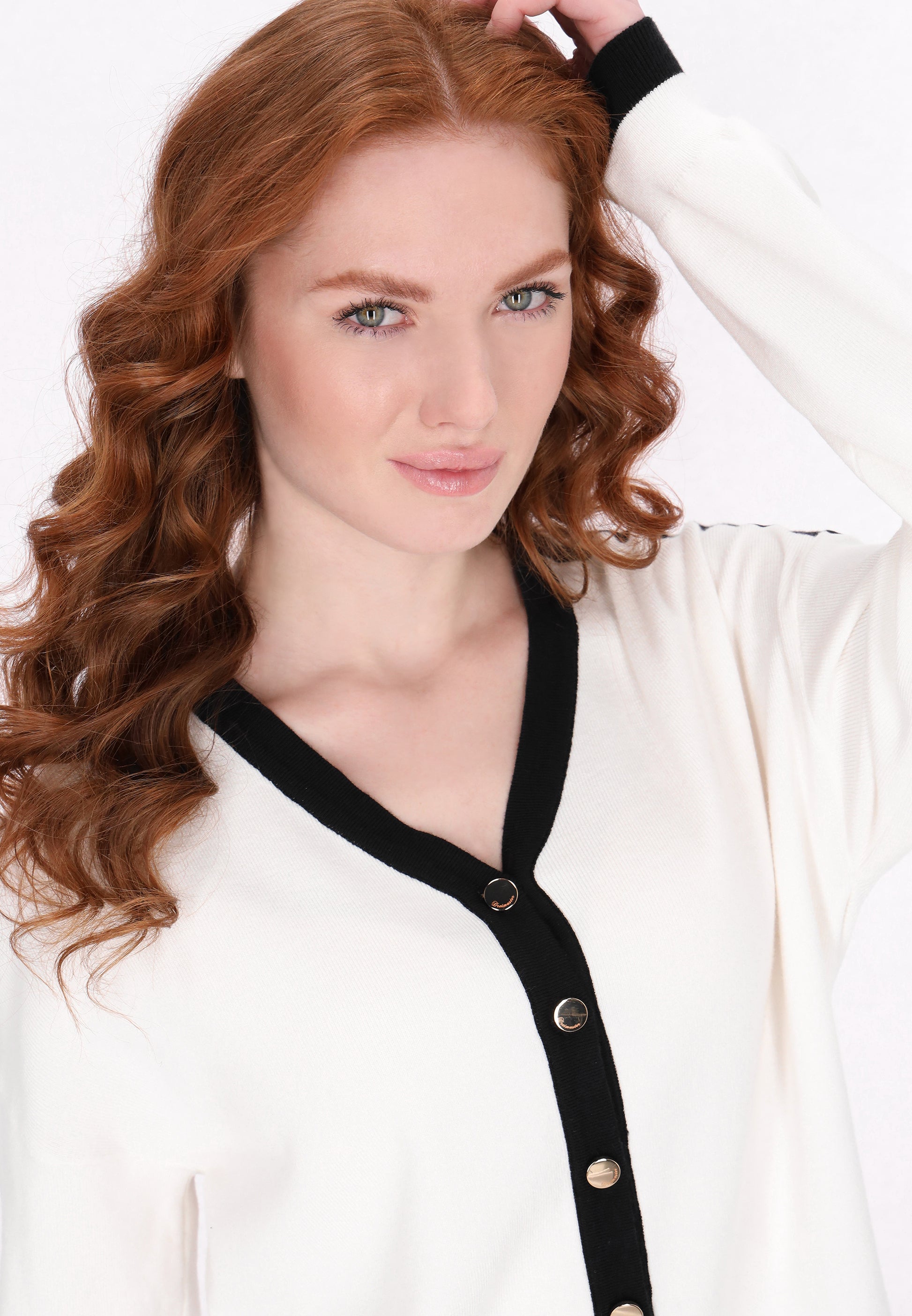 DreiMaster Klassik Damen Strickjacke