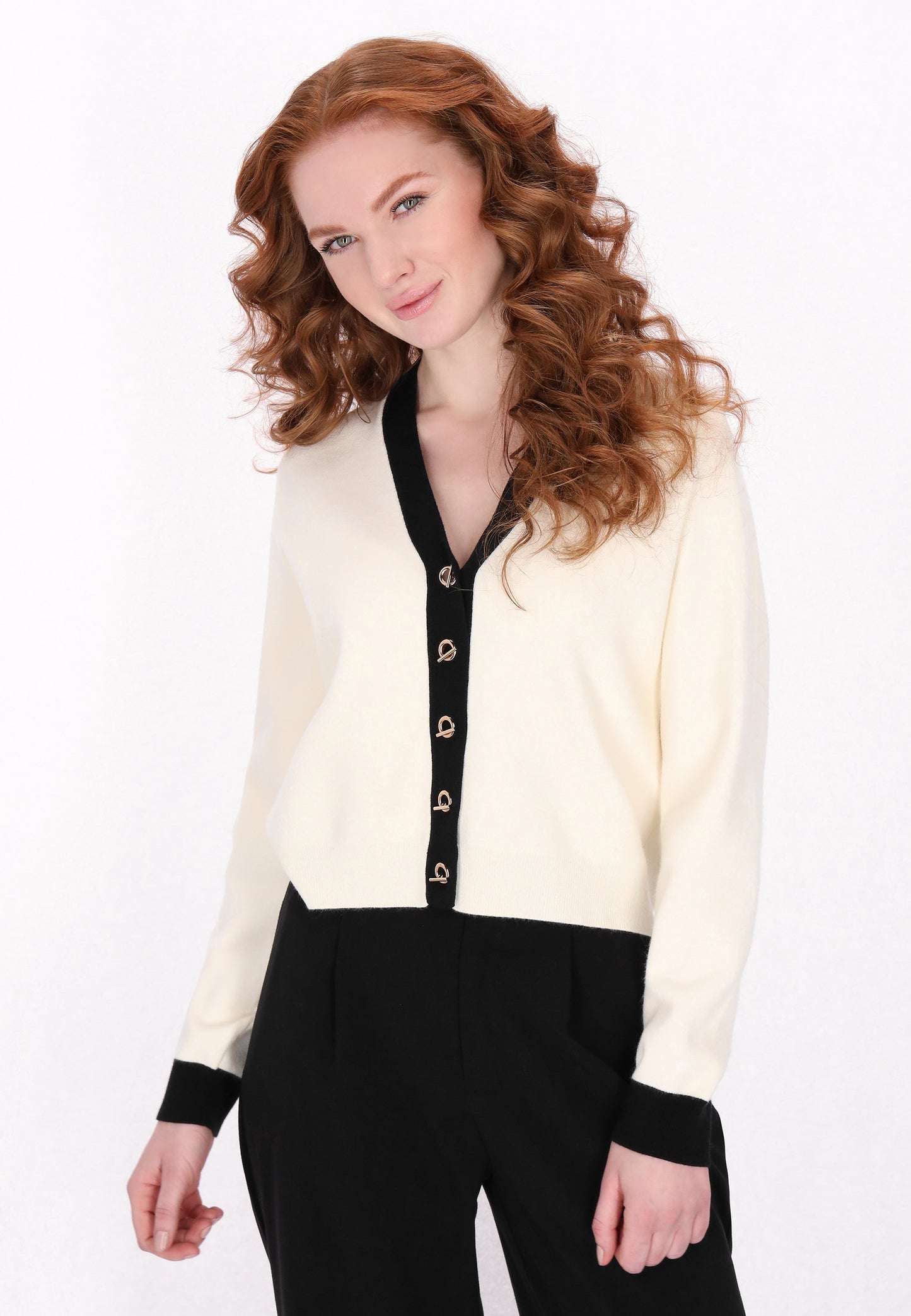 DreiMaster Klassik Damen Strickjacke