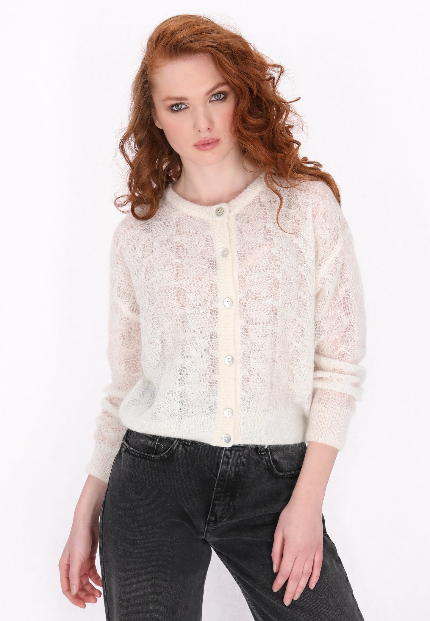 DreiMaster Vintage Damen Strickjacke