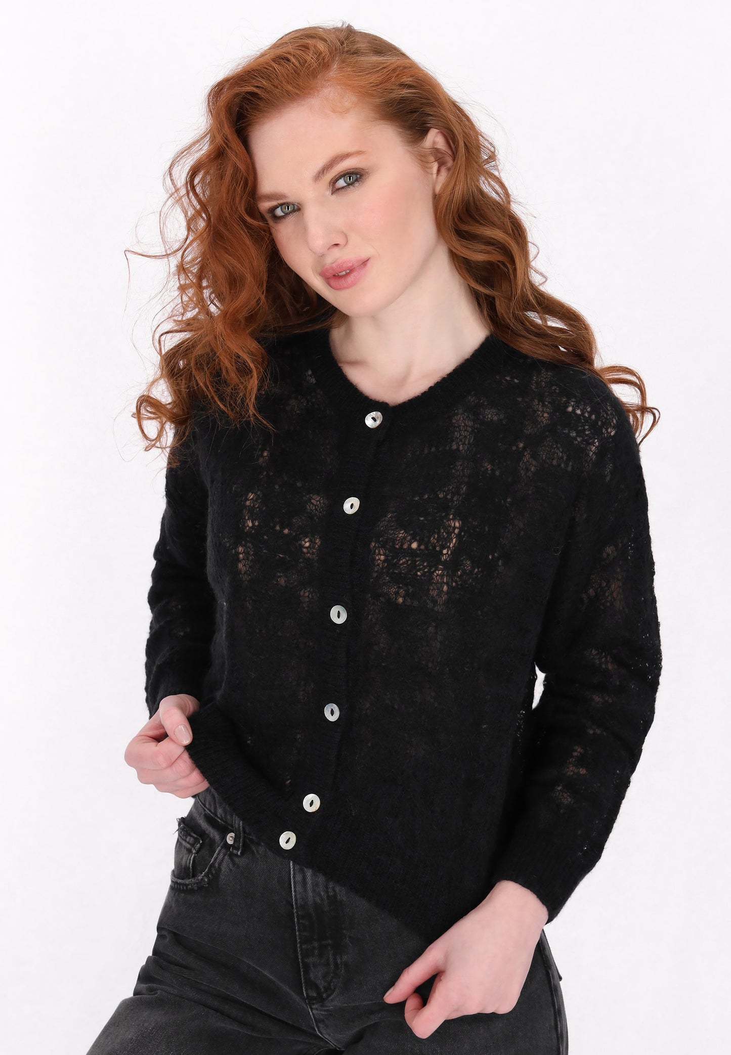DreiMaster Vintage Damen Strickjacke