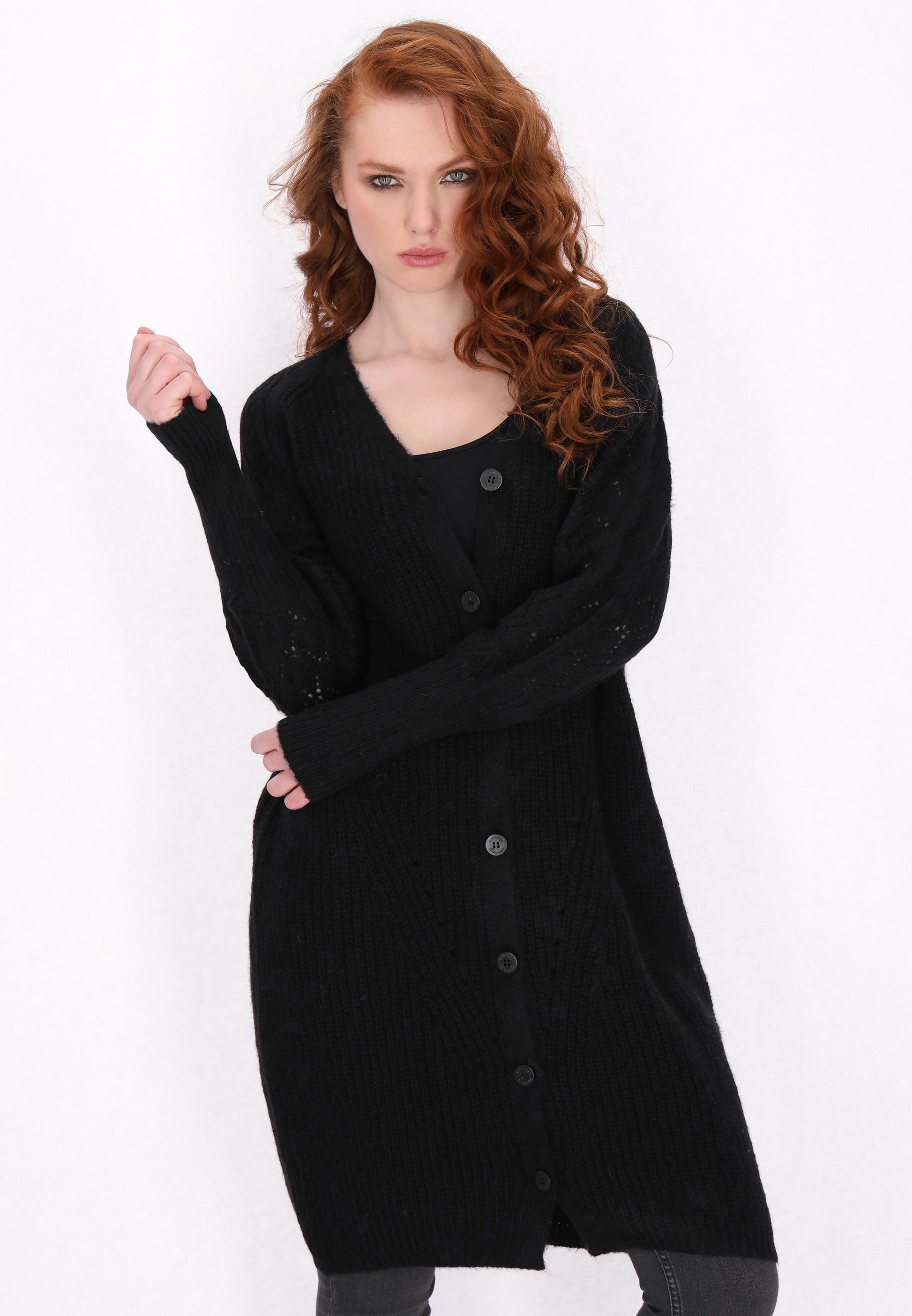 DreiMaster Vintage Damen Strickjacke
