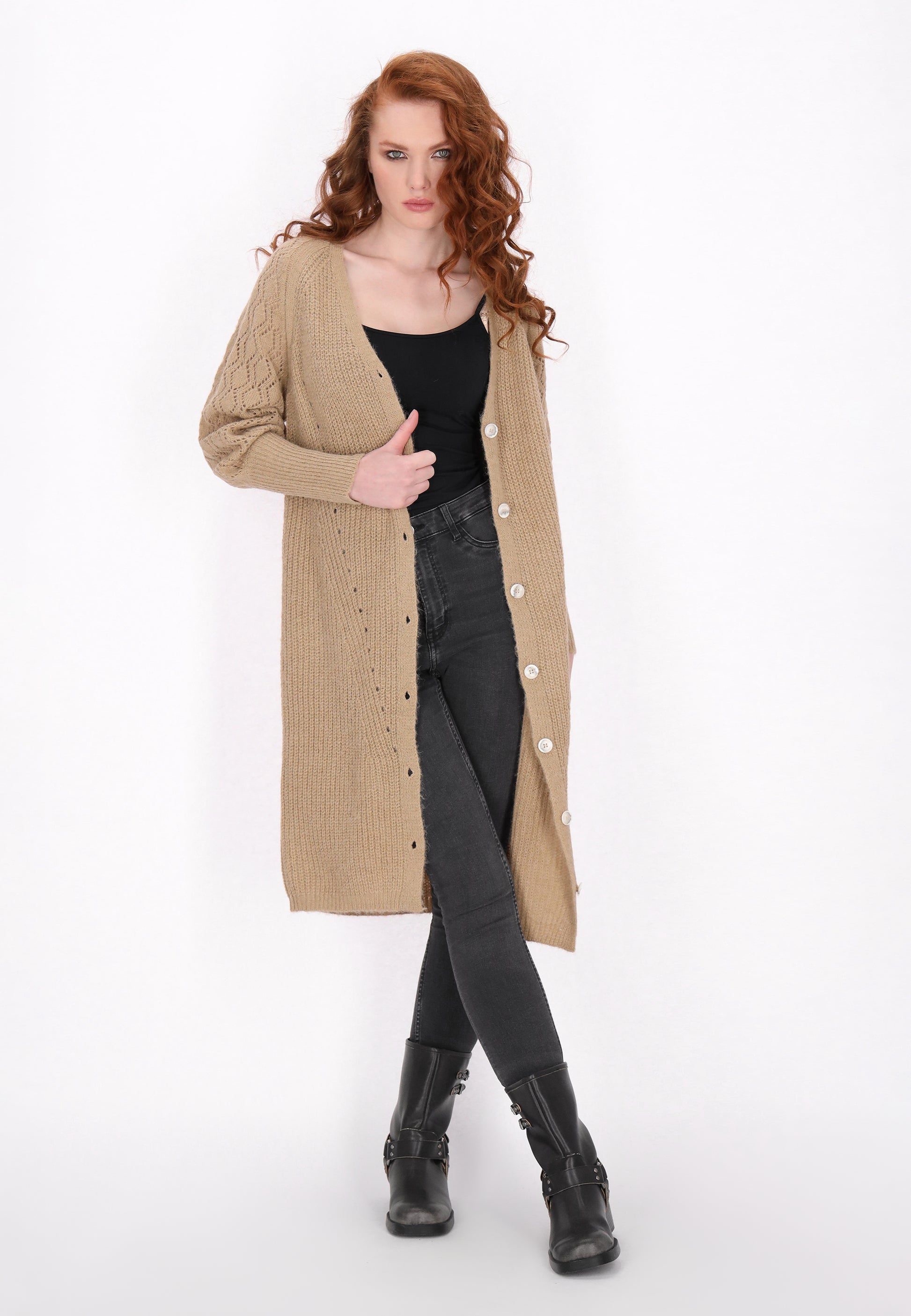 DreiMaster Vintage Damen Strickjacke