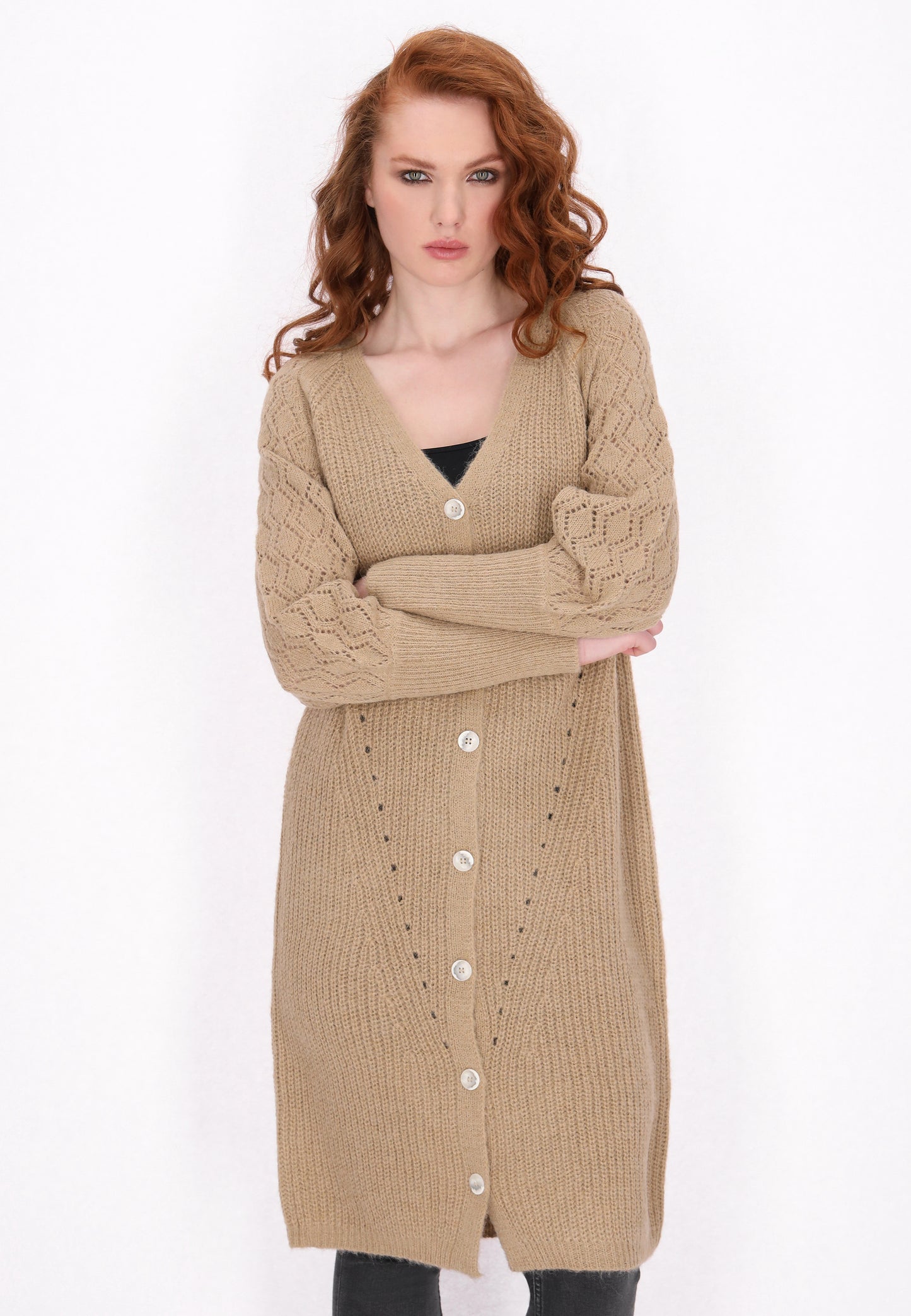 DreiMaster Vintage Damen Strickjacke