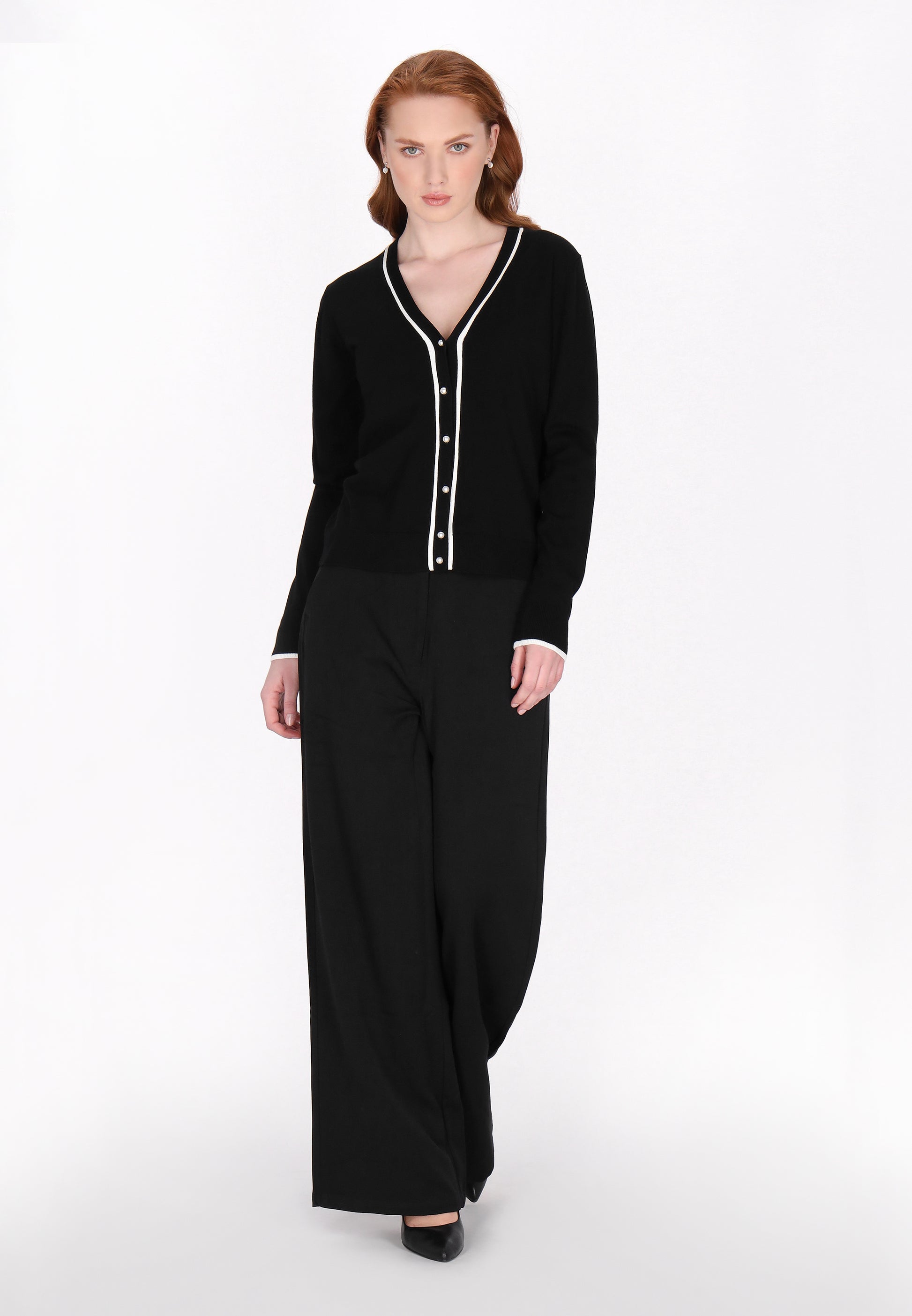 DreiMaster Klassik Damen Strickjacke