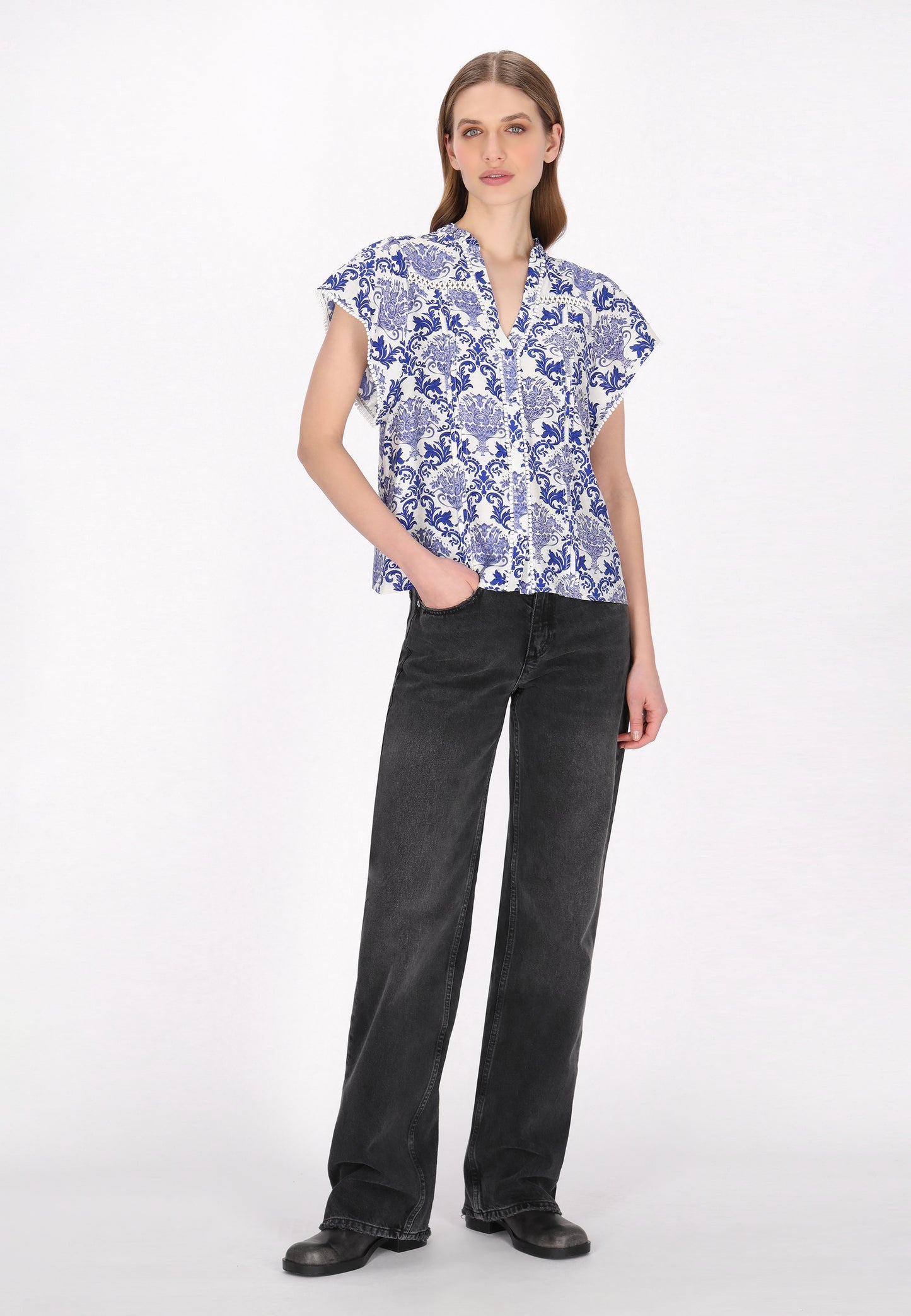 DreiMaster Vintage Damenbluse
