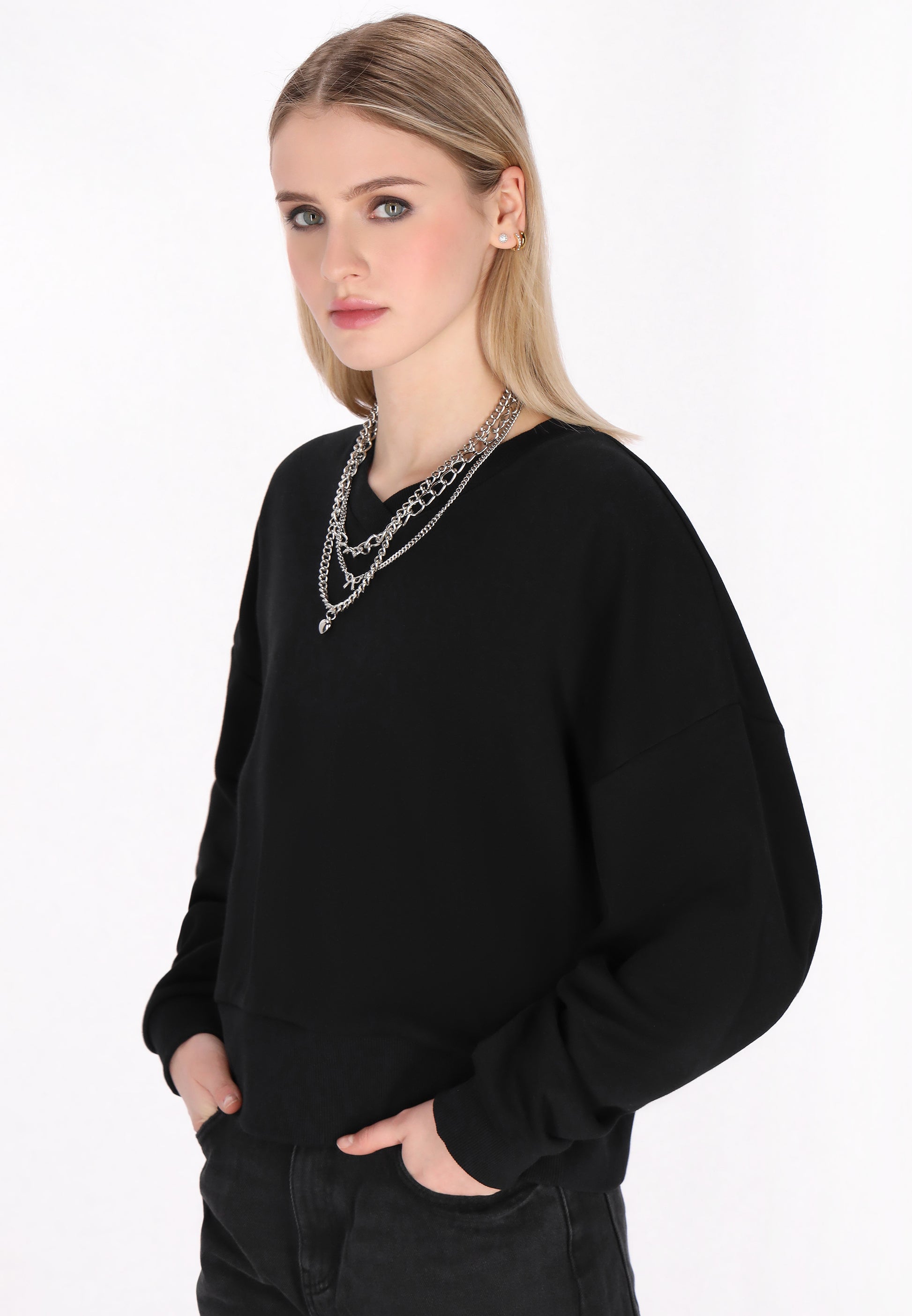 myMo ROCKS Sweatshirt für Damen