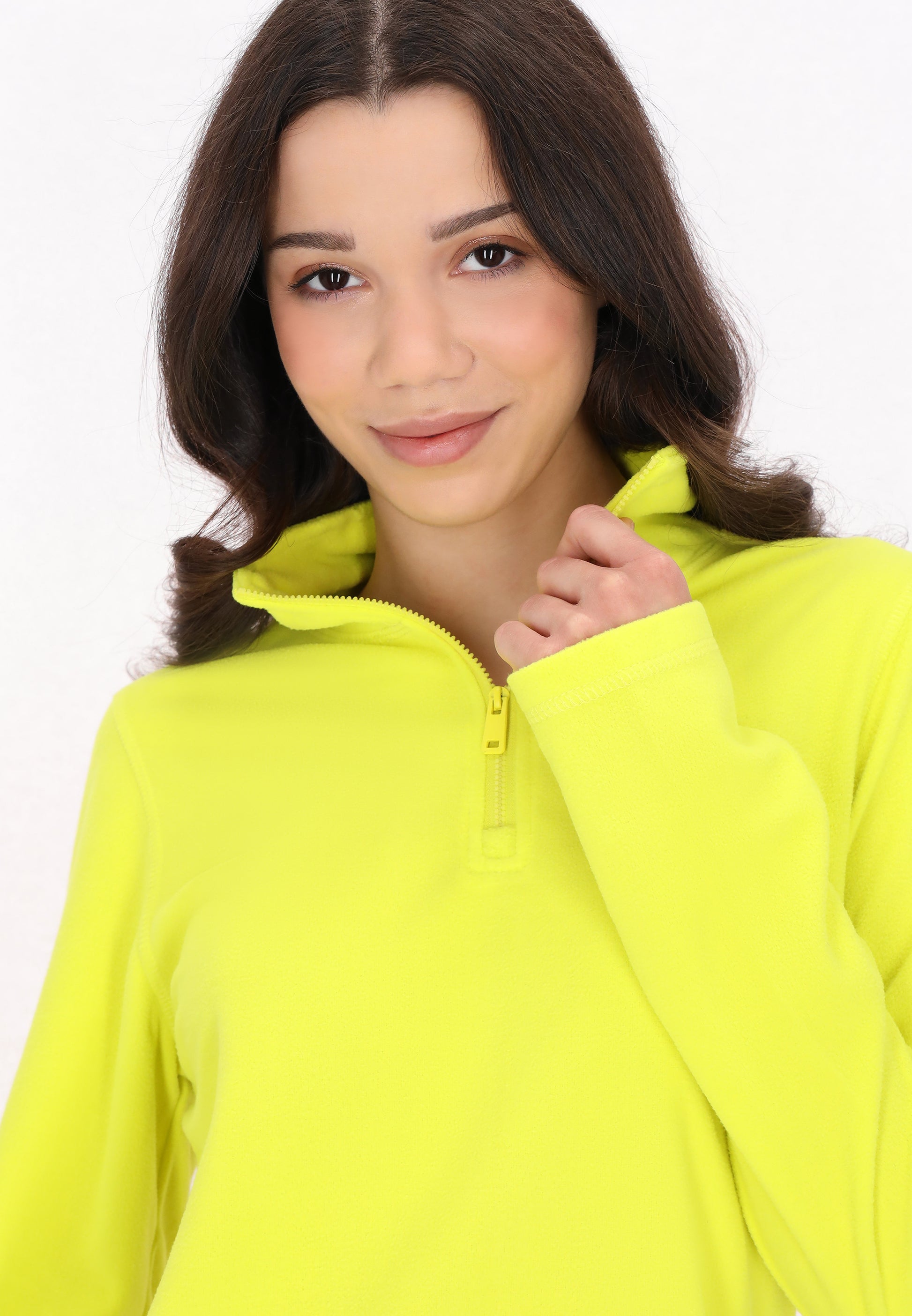 myMo ATHLSR Damen-Fleece-Pullover