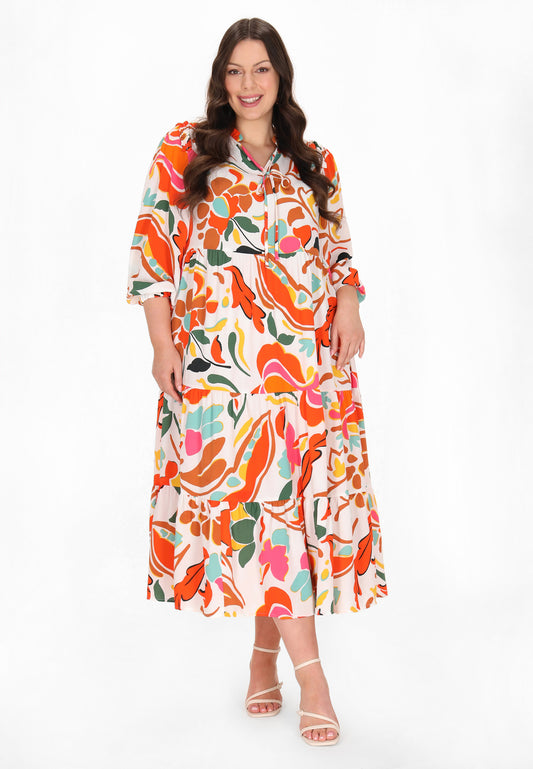 usha sukienka damska plus size