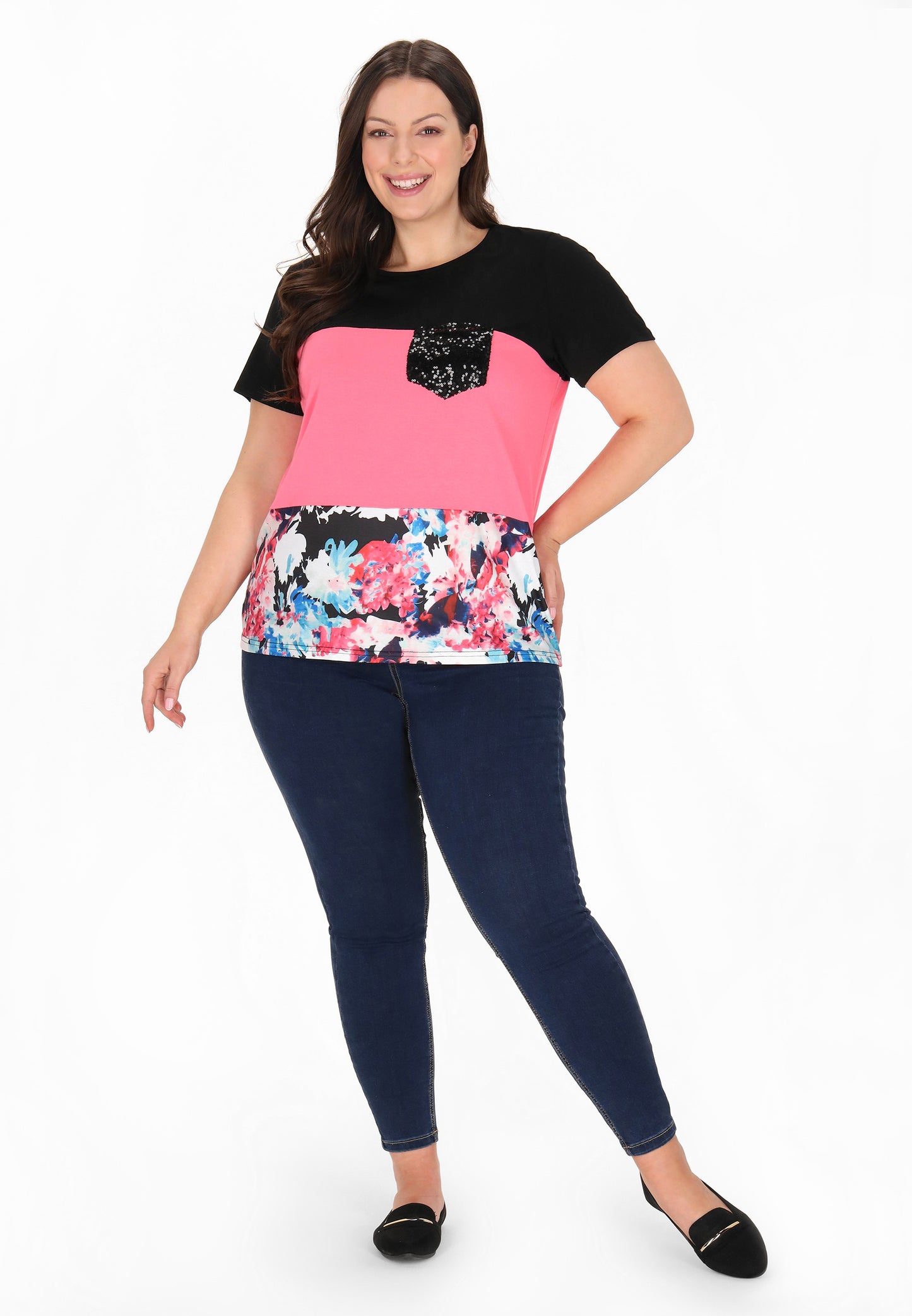 usha PLUS SIZE Koszulka damska plus size