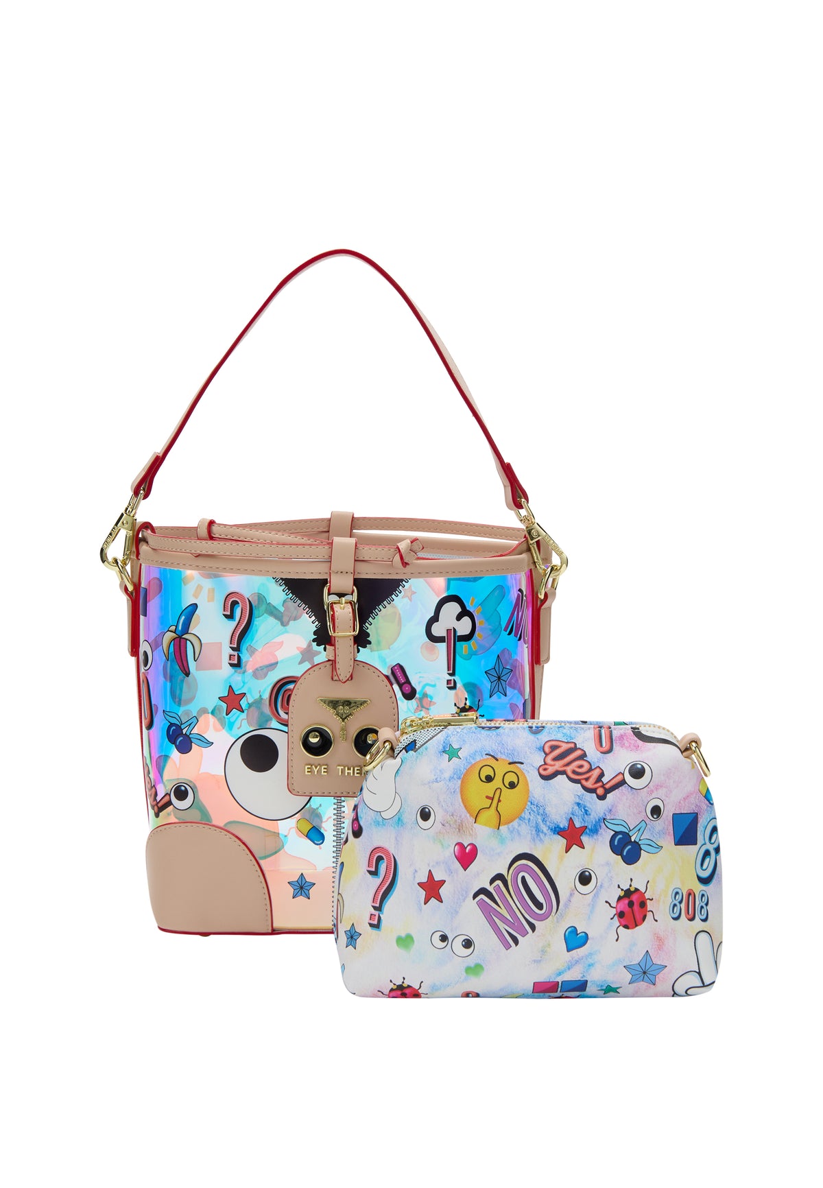 myMo pop EYETHEME Women's 2 In 1 Tote Bag Set
