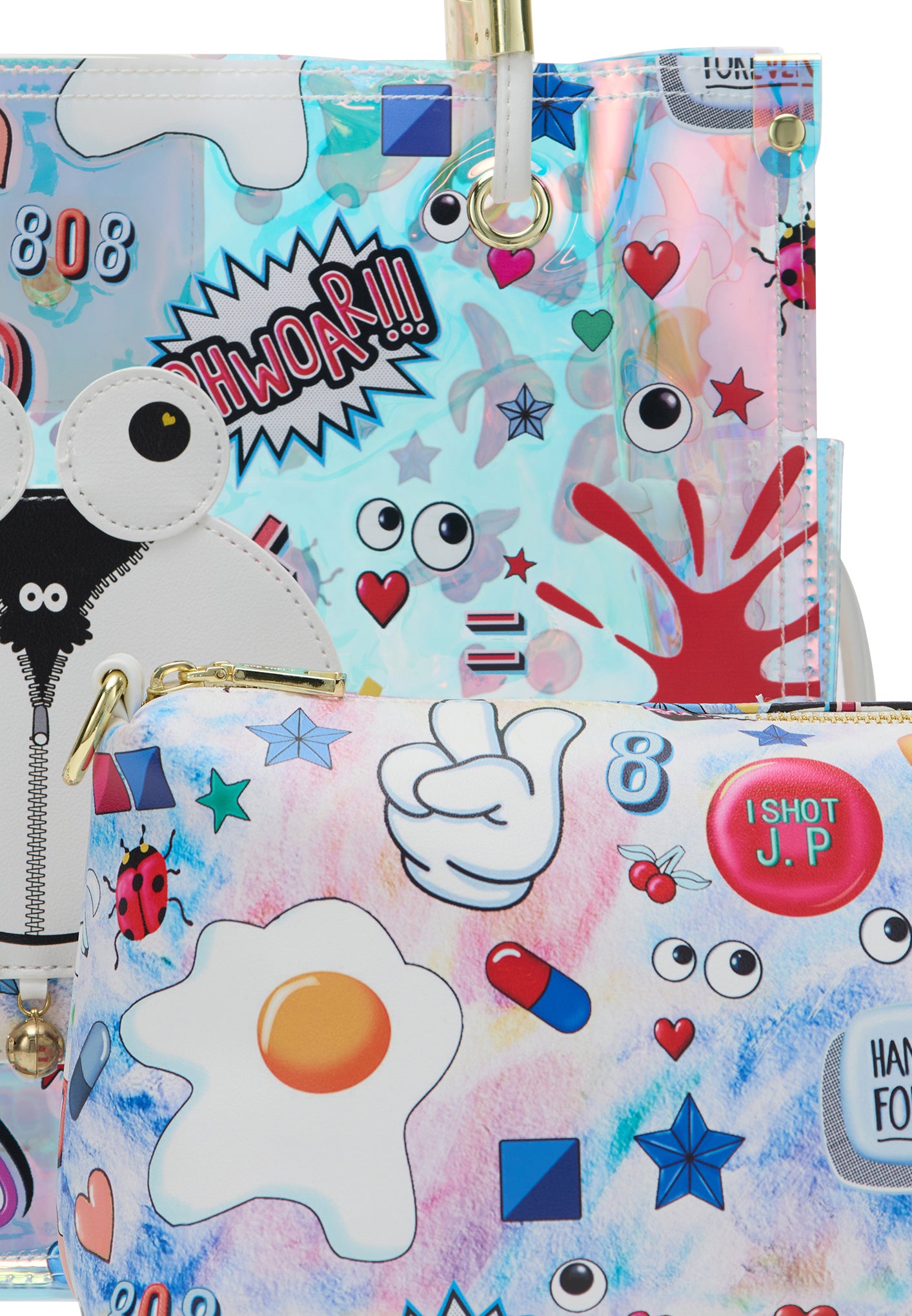 myMo pop EYETHEME Damen-Tragetasche