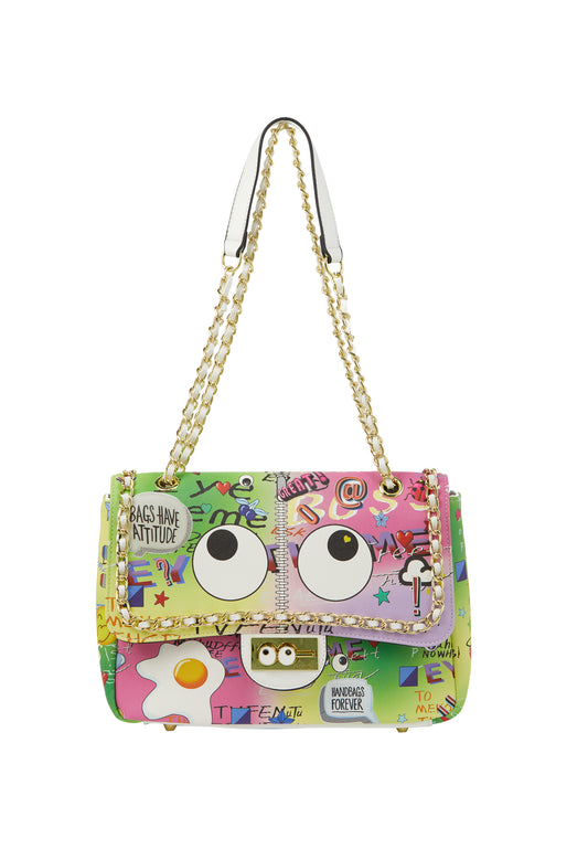 myMo pop EYETHEME Women's Satchel