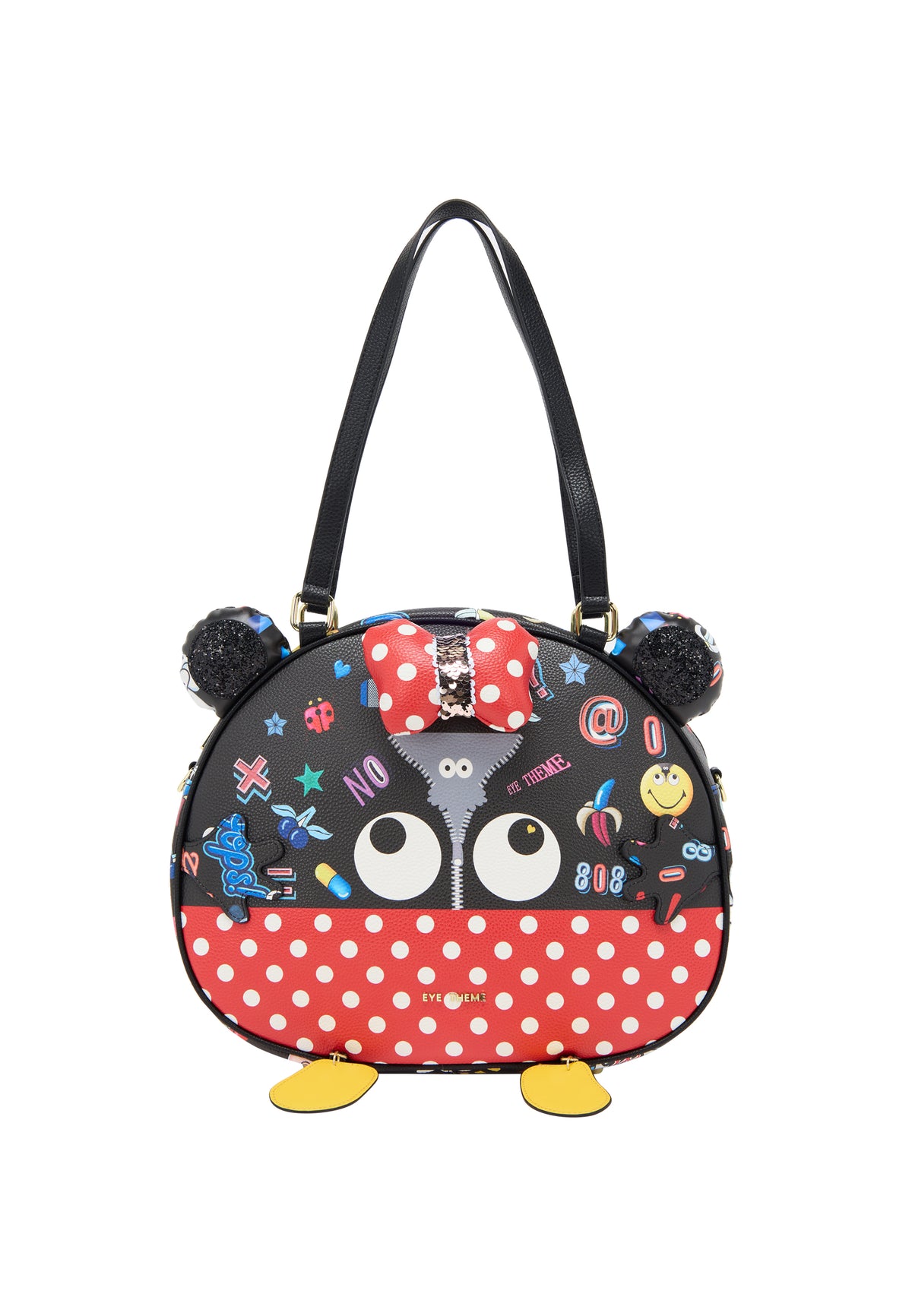myMo pop EYETHEME Damen-Umhängetasche