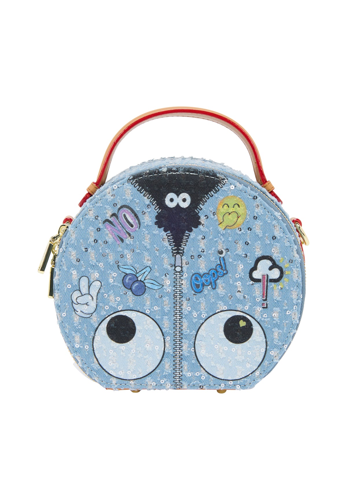 myMo pop EYETHEME Damen-Umhängetasche