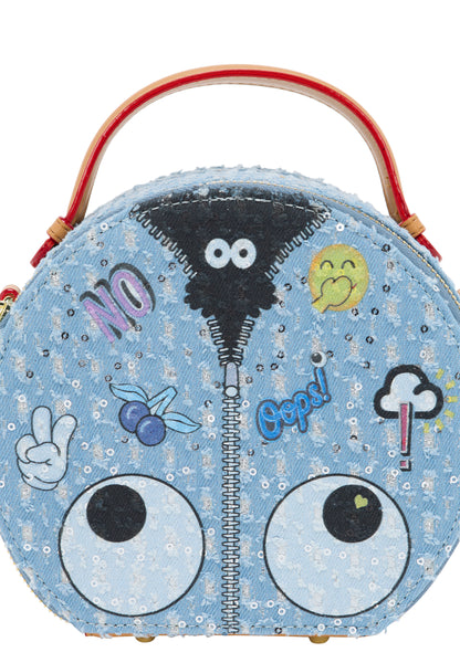 myMo pop EYETHEME Damen-Umhängetasche