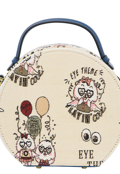 myMo pop EYETHEME Damen-Umhängetasche