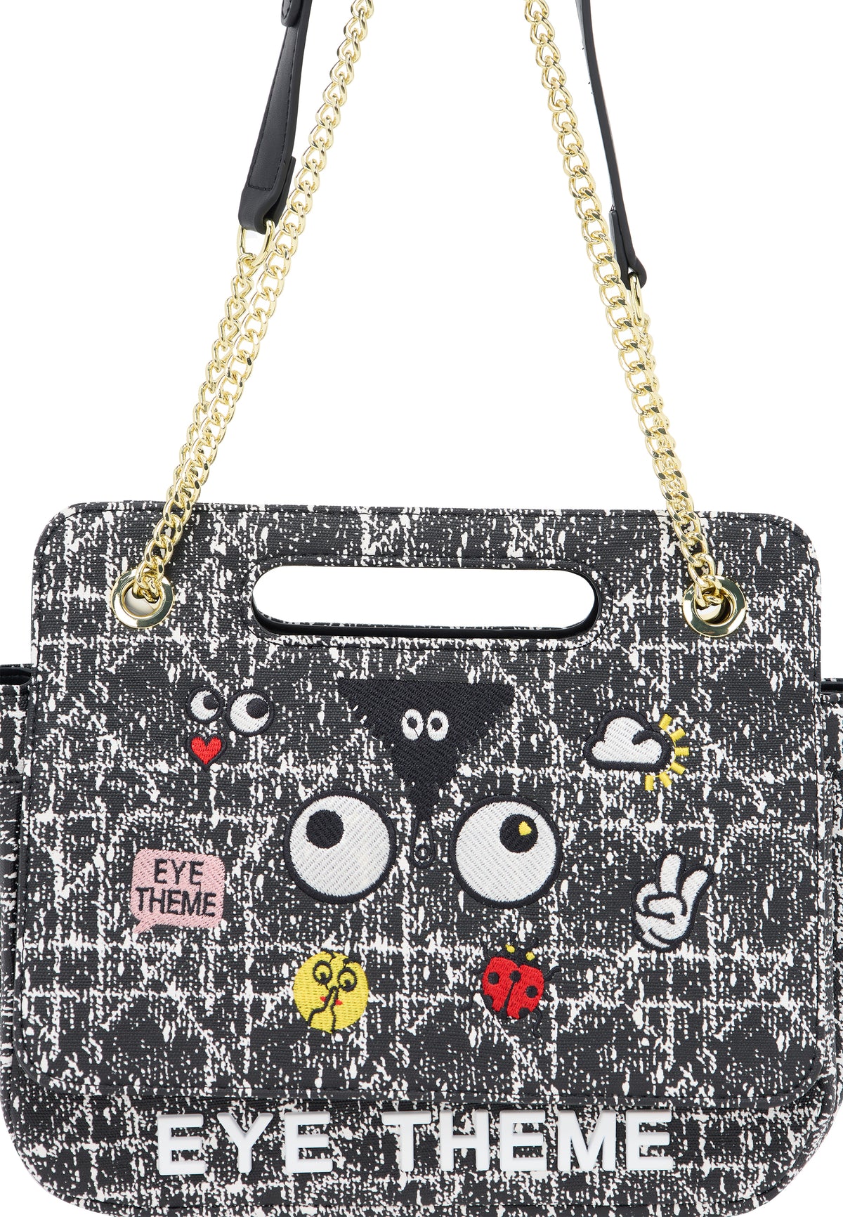 myMo pop EYETHEME Damen-Umhängetasche