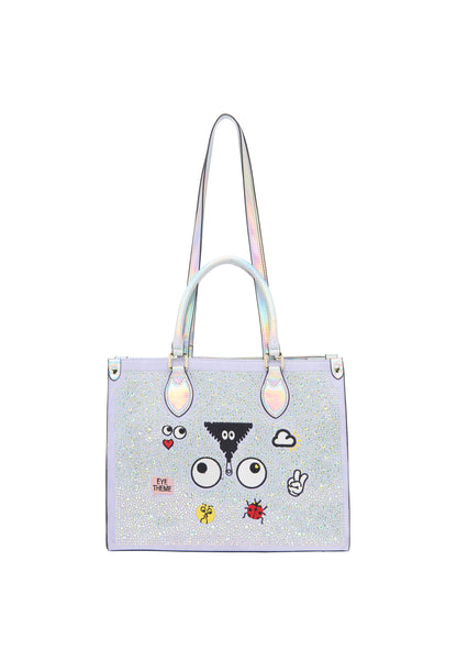 myMo pop EYETHEME Damen-Umhängetasche