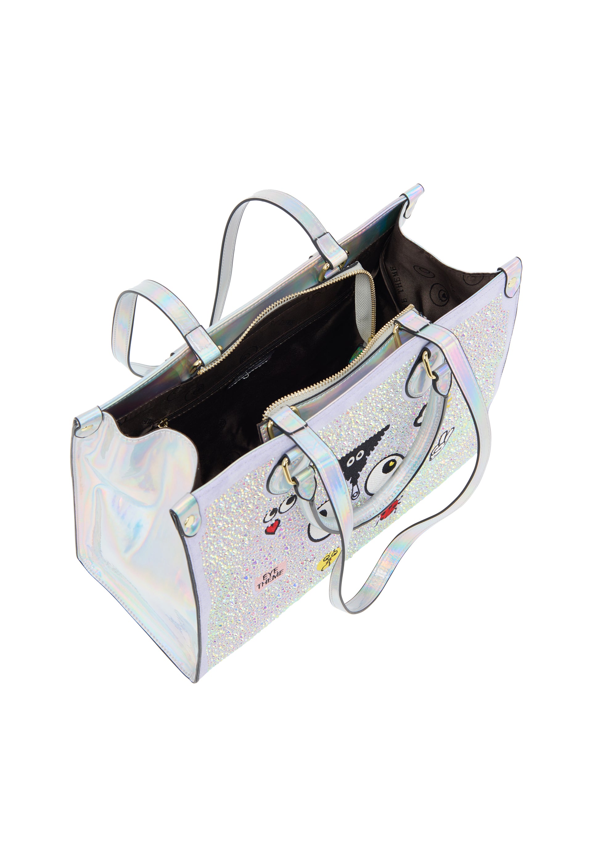 myMo pop EYETHEME Damen-Umhängetasche