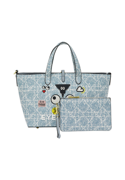 myMo pop EYETHEME Women's 2 In 1 Tote Bag Set