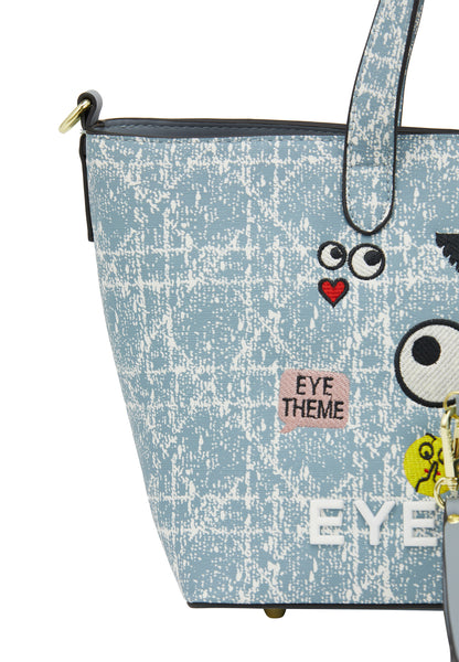 myMo pop EYETHEME Women's 2 In 1 Tote Bag Set