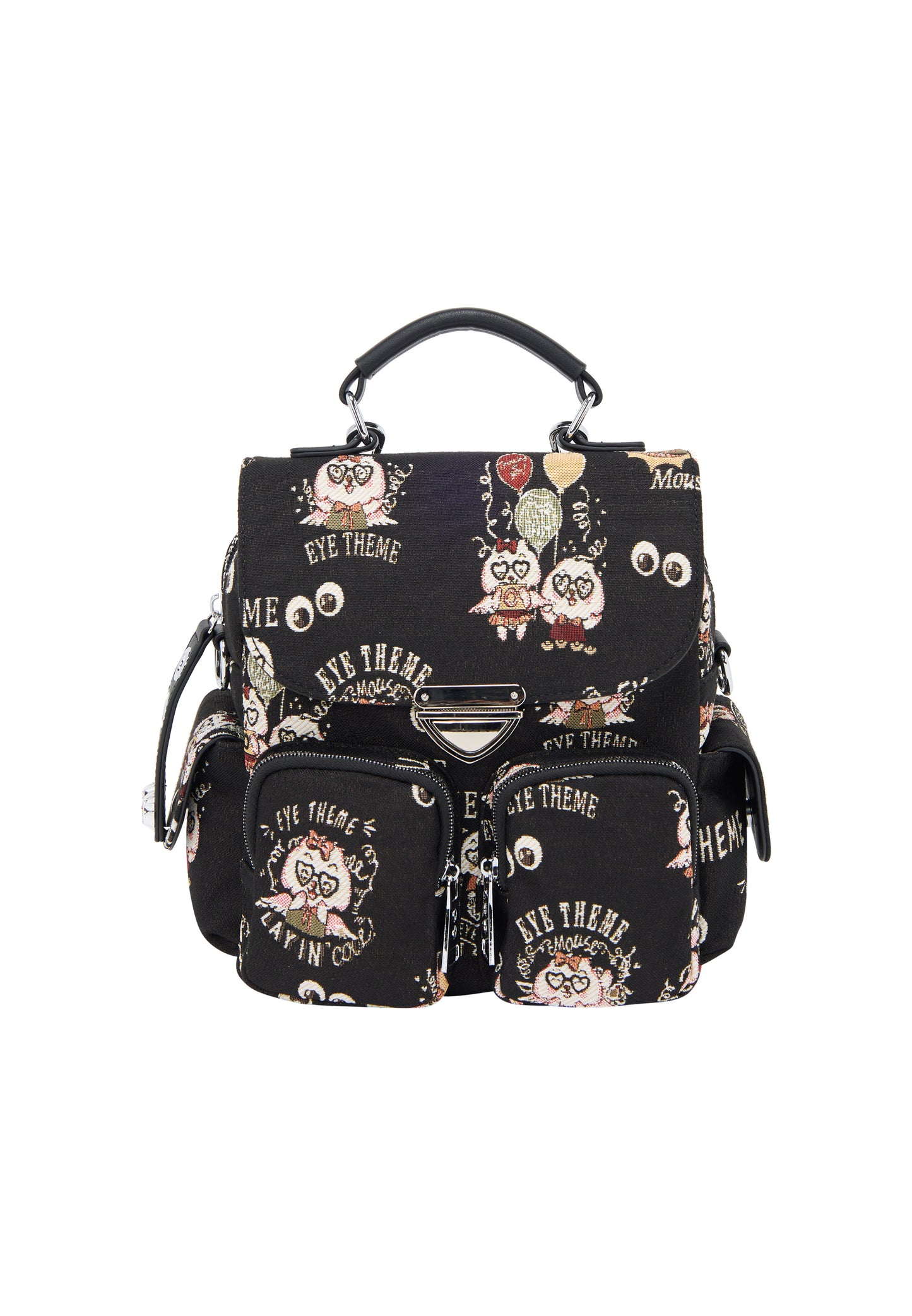 myMo pop EYETHEME Damen-Klapptasche Klapptasche
