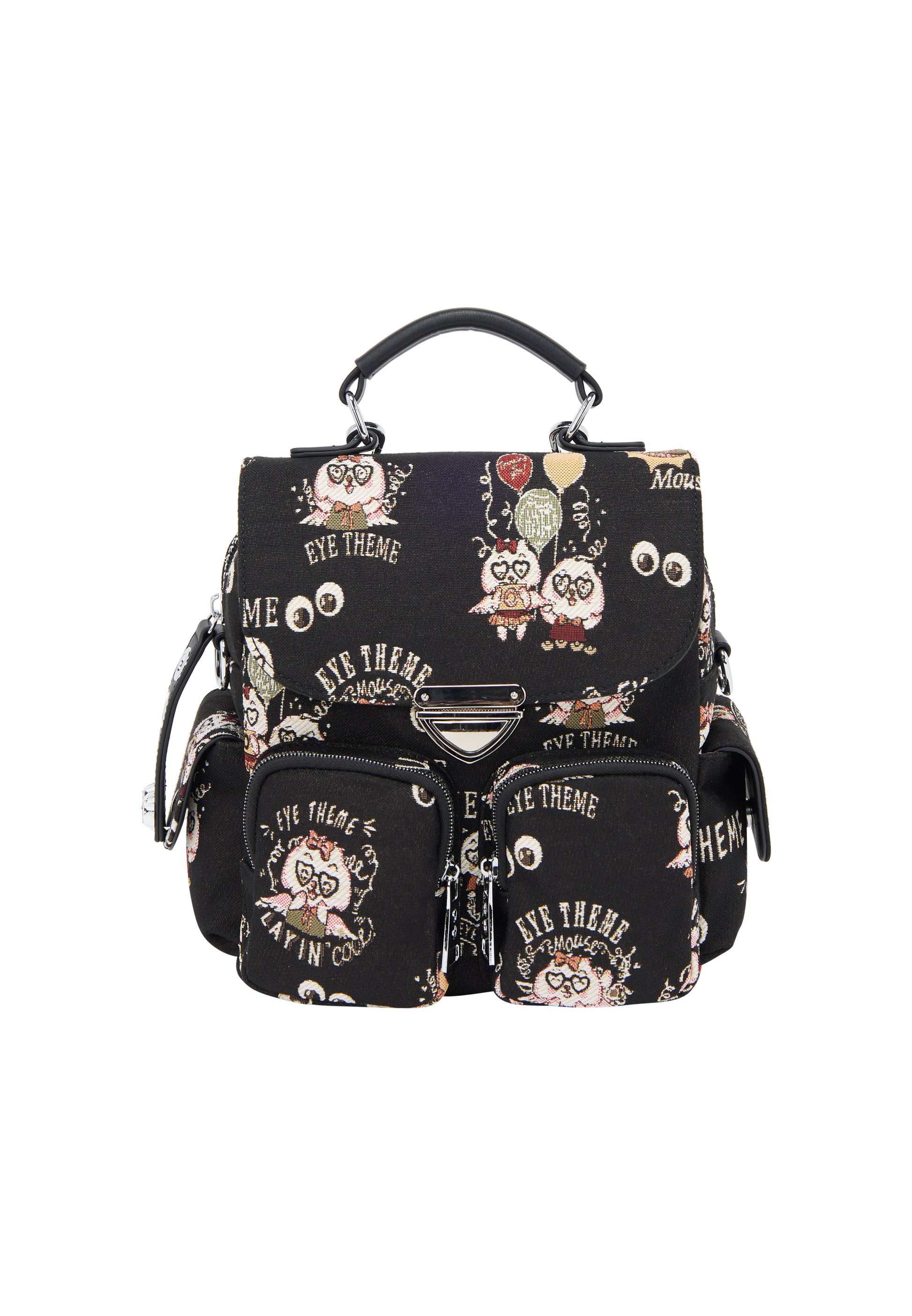 myMo pop EYETHEME Damen-Klapptasche Klapptasche