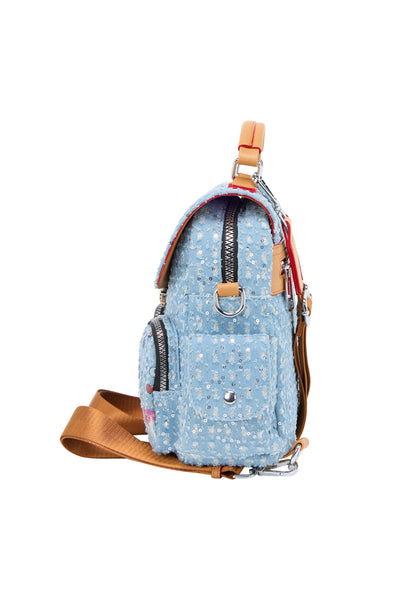 myMo pop EYETHEME Damen-Klapptasche Klapptasche