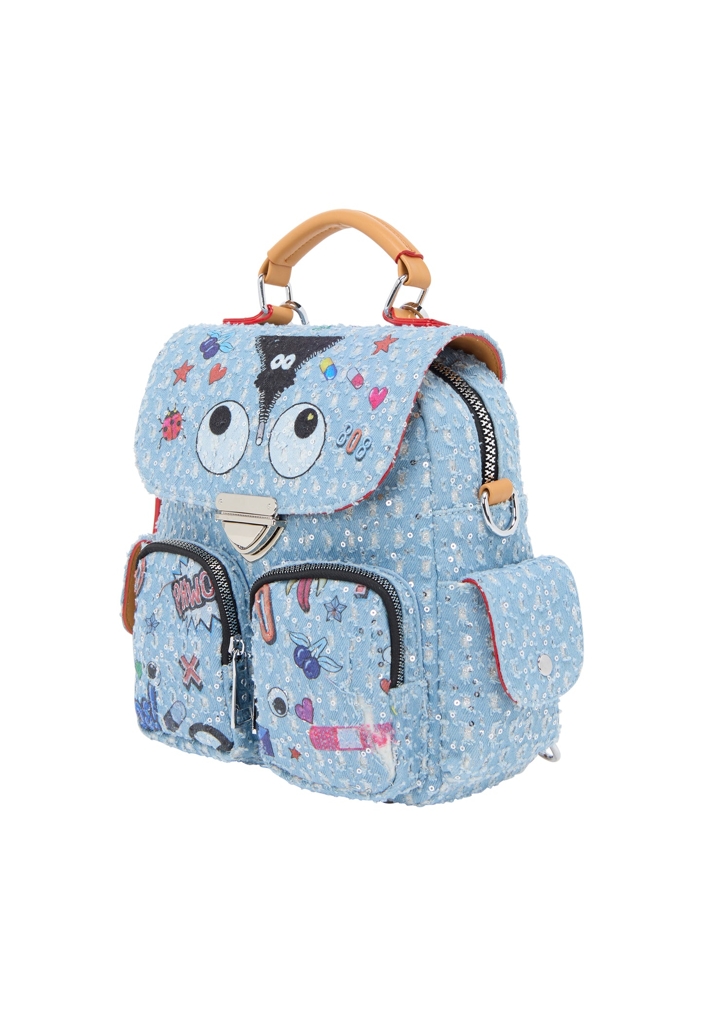 myMo pop EYETHEME Damen-Klapptasche Klapptasche