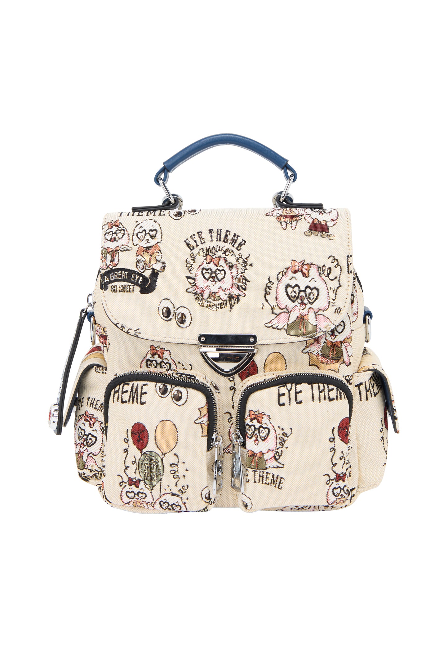 myMo pop EYETHEME Damen-Klapptasche Klapptasche