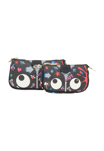 myMo pop EYETHEME Damen-Umhängetasche