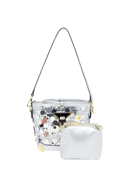 myMo pop EYETHEME Damen-Beuteltasche