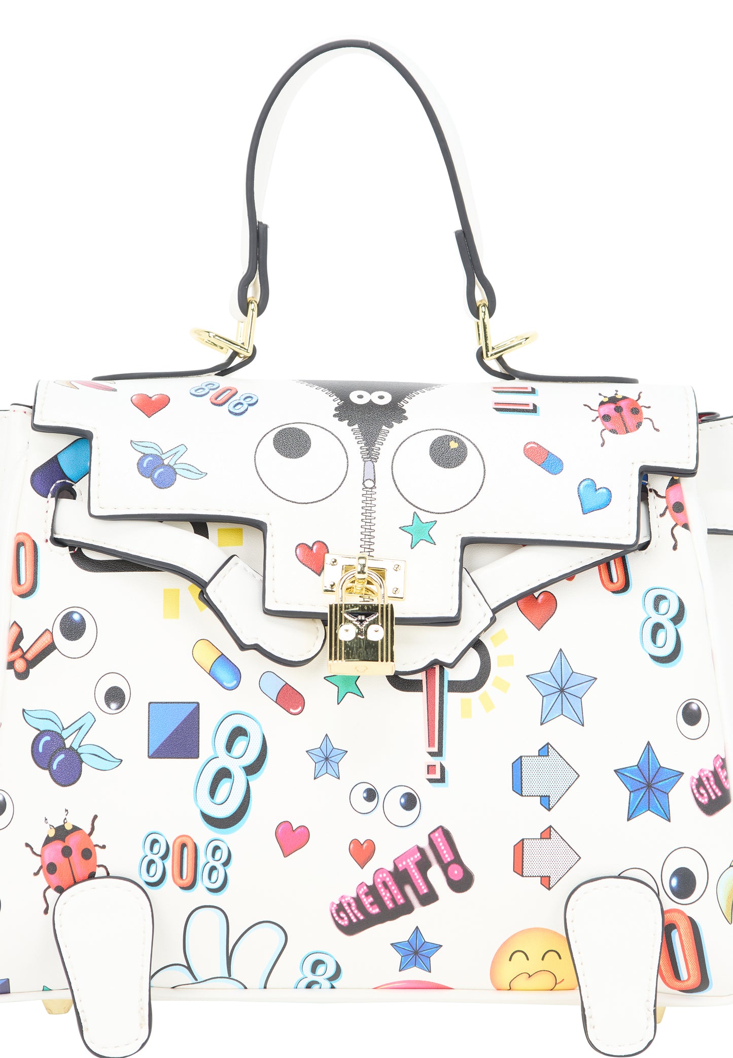 myMo pop EYETHEME Women's Flap Bag