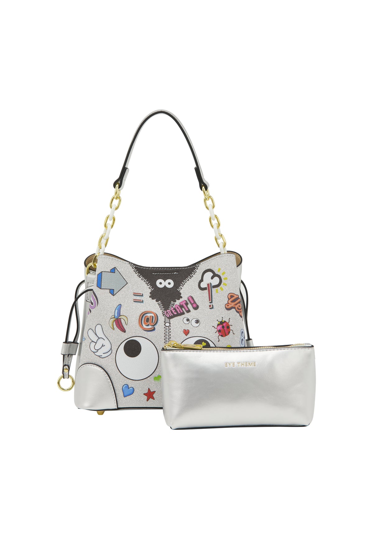 myMo pop EYETHEME Women's 2 In-1 Tote Bag Set