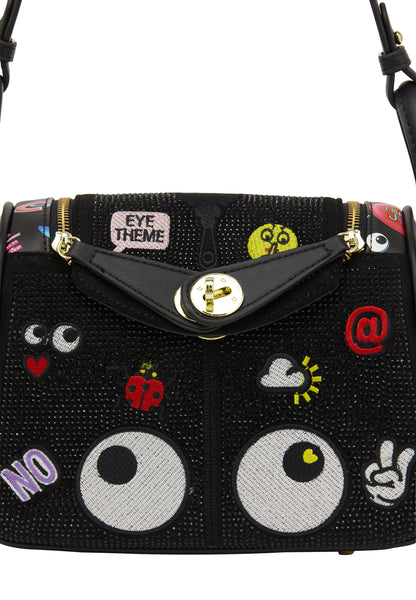 myMo pop EYETHEME Damen-Umhängetasche