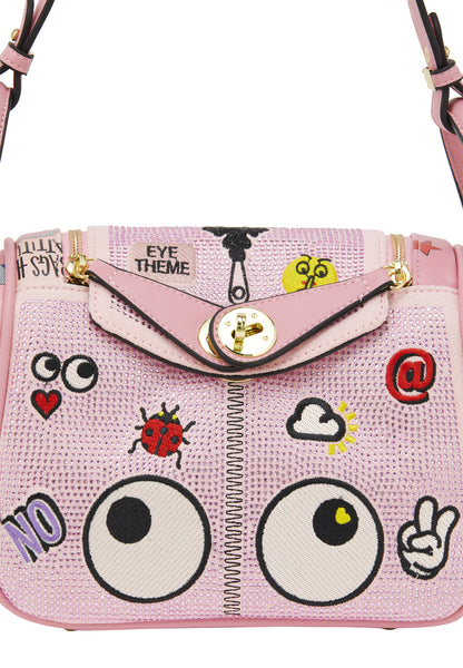 myMo pop EYETHEME Damen-Umhängetasche