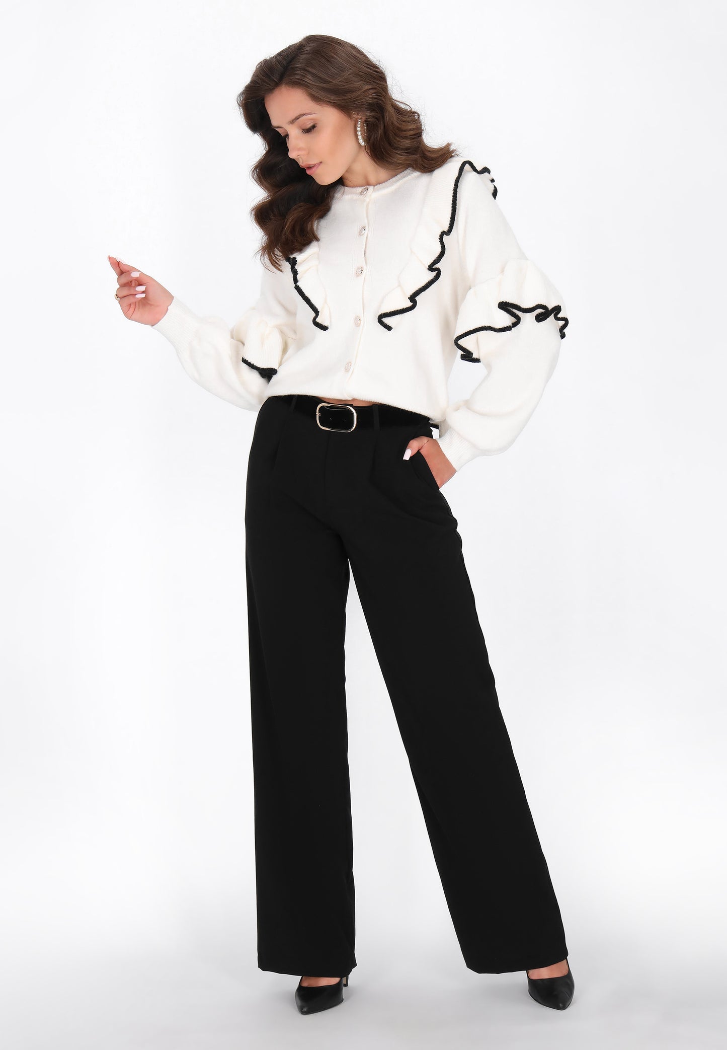 faina Damen-Strickjacke