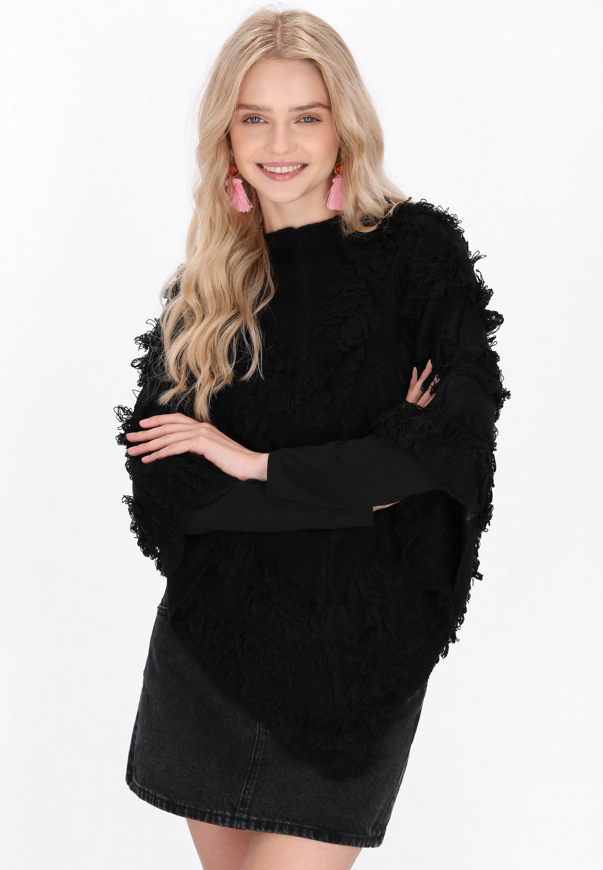IZIA Women's Poncho