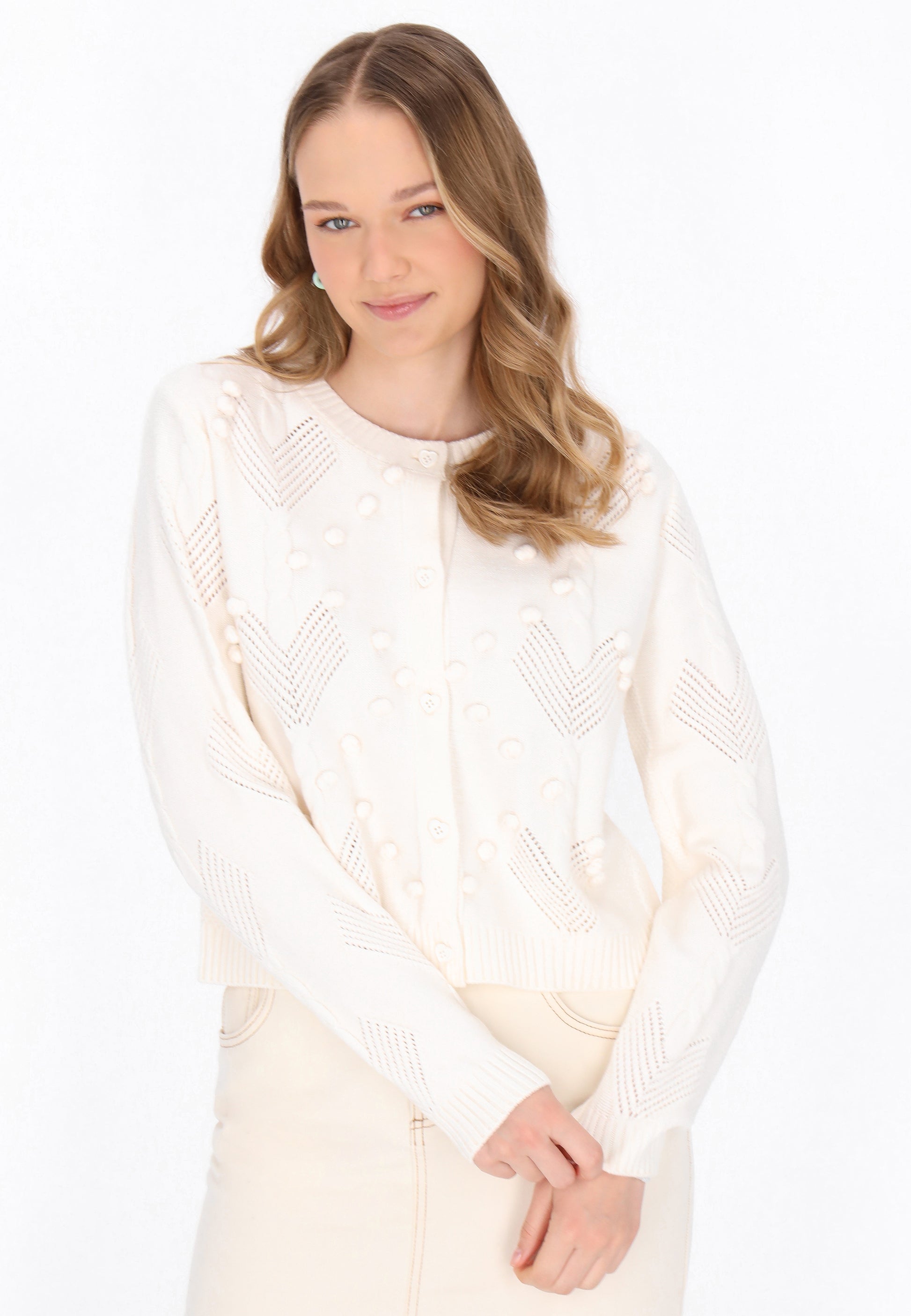 Mymo Damen Strickjacke