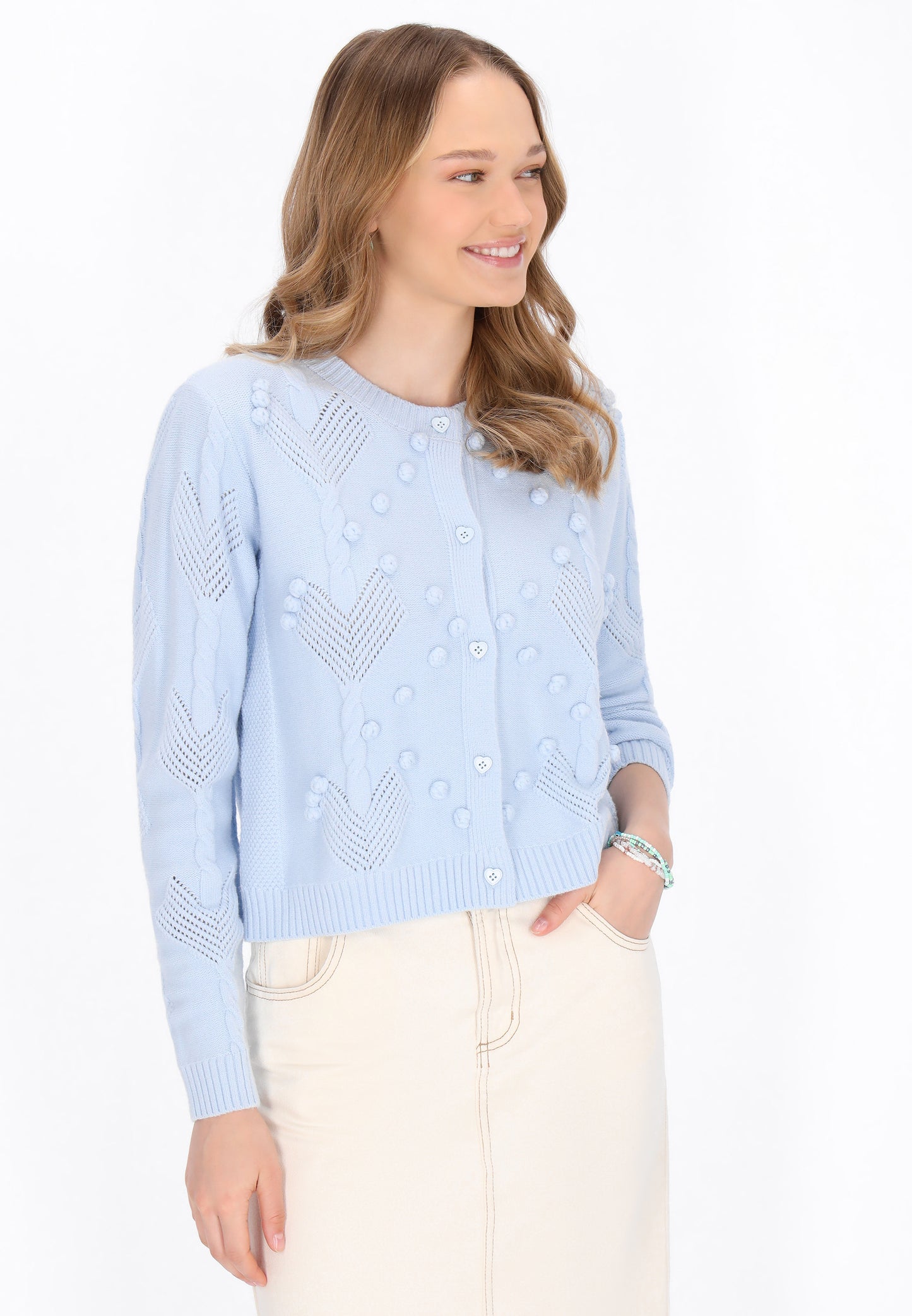 Mymo Damen Strickjacke