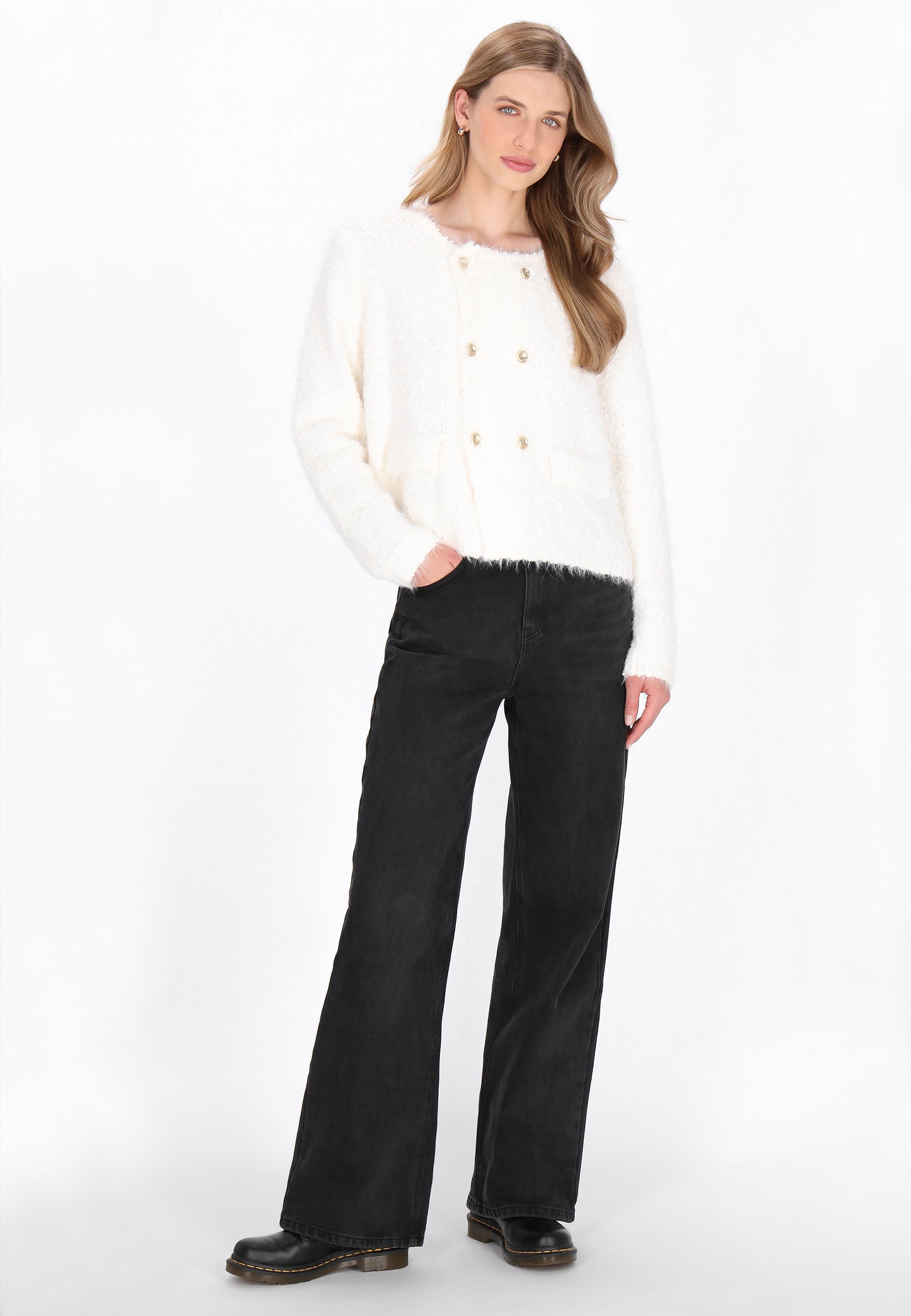 DreiMaster Vintage Damen Strickjacke