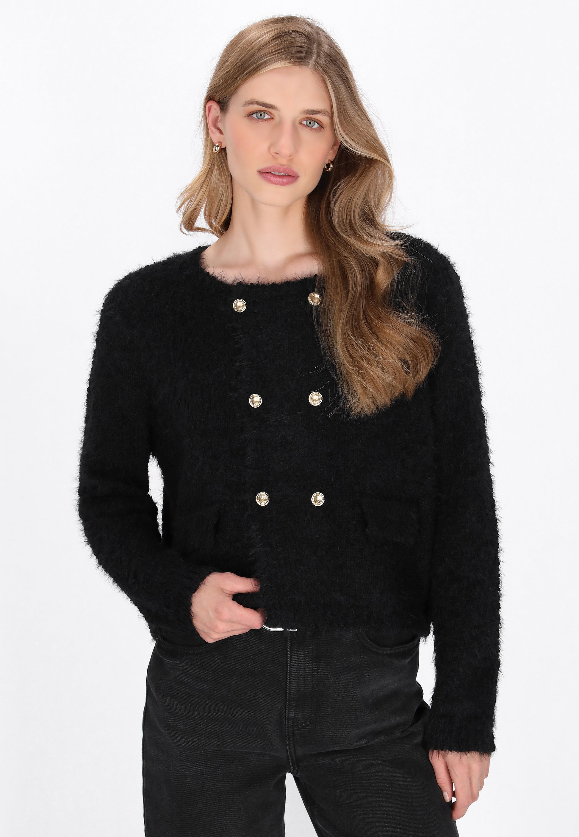 DreiMaster Vintage Damen Strickjacke