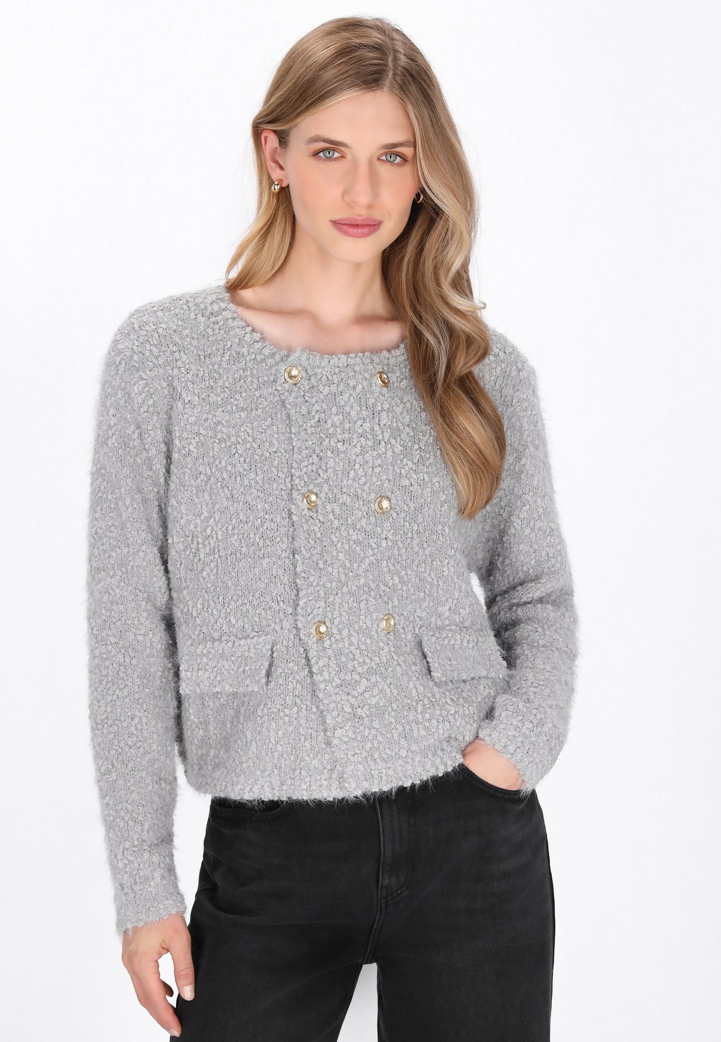 DreiMaster Vintage Damen Strickjacke