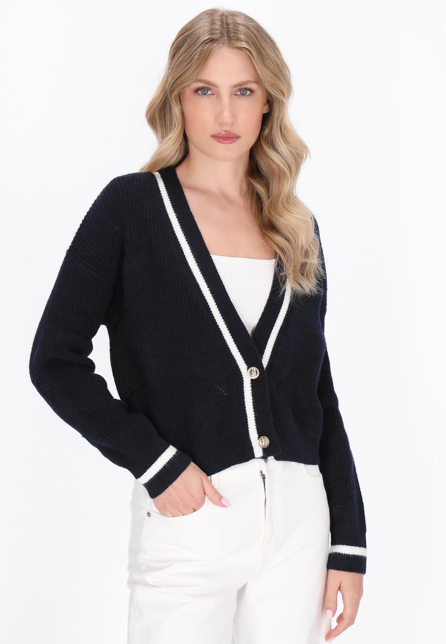 DreiMaster Maritim Damen Strickjacke
