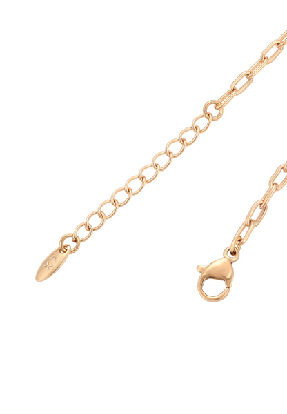 faina Crystal Studded Chain Link Bracelet