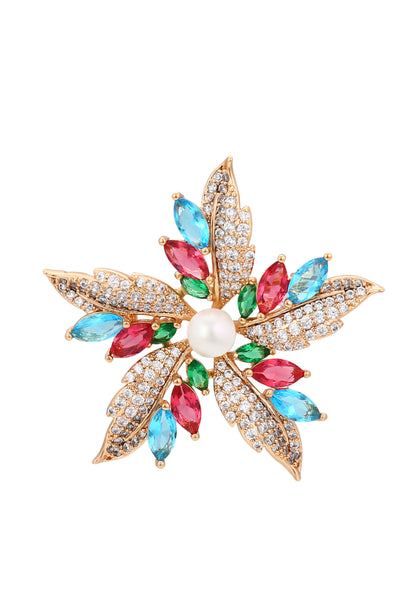 faina Pin Back Brooch