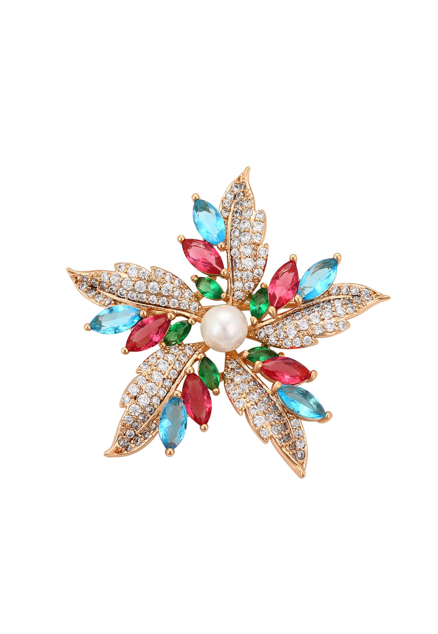 faina Pin Back Brooch