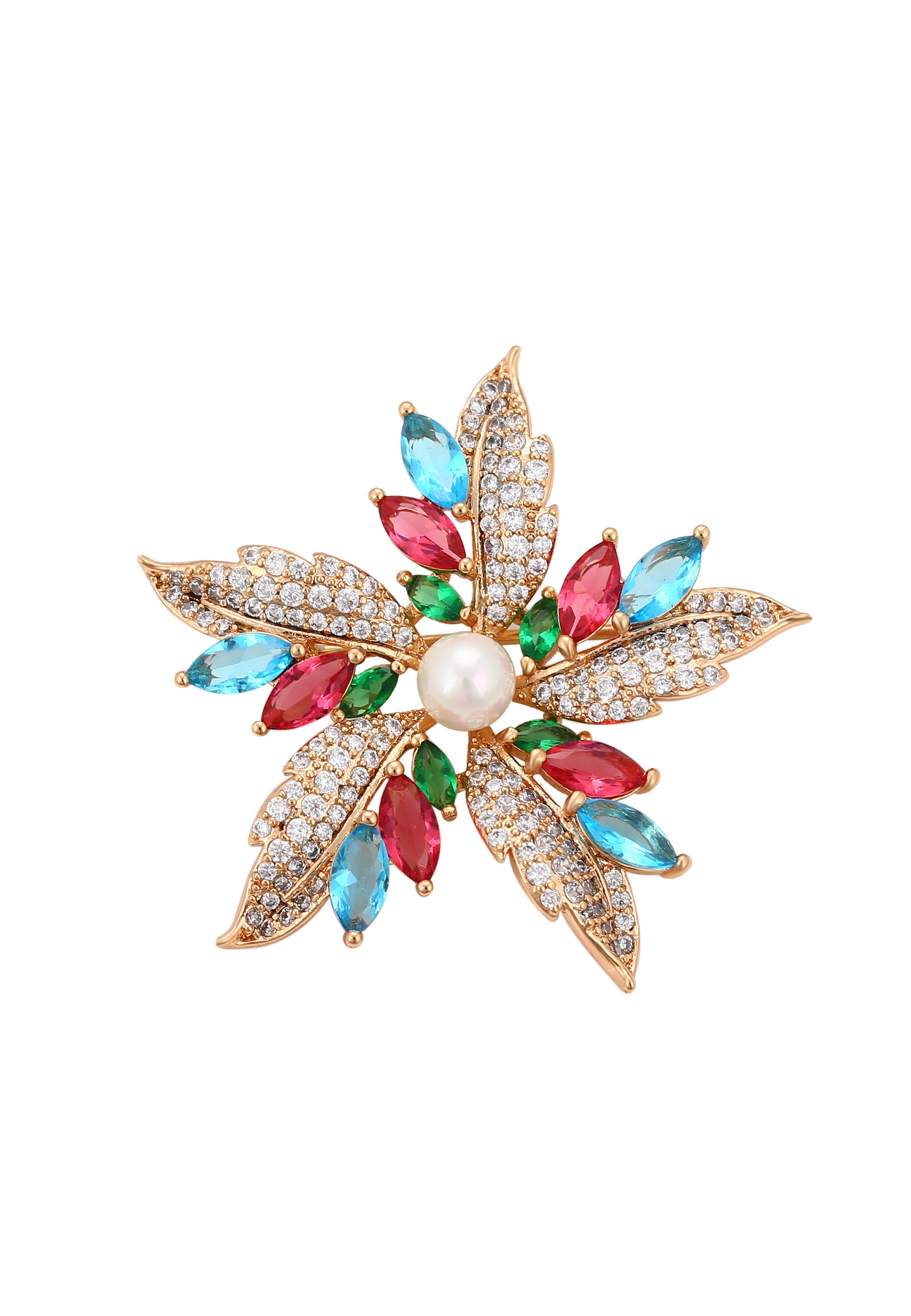 faina Pin Back Brooch