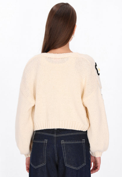 Mymo Damen Strickjacke