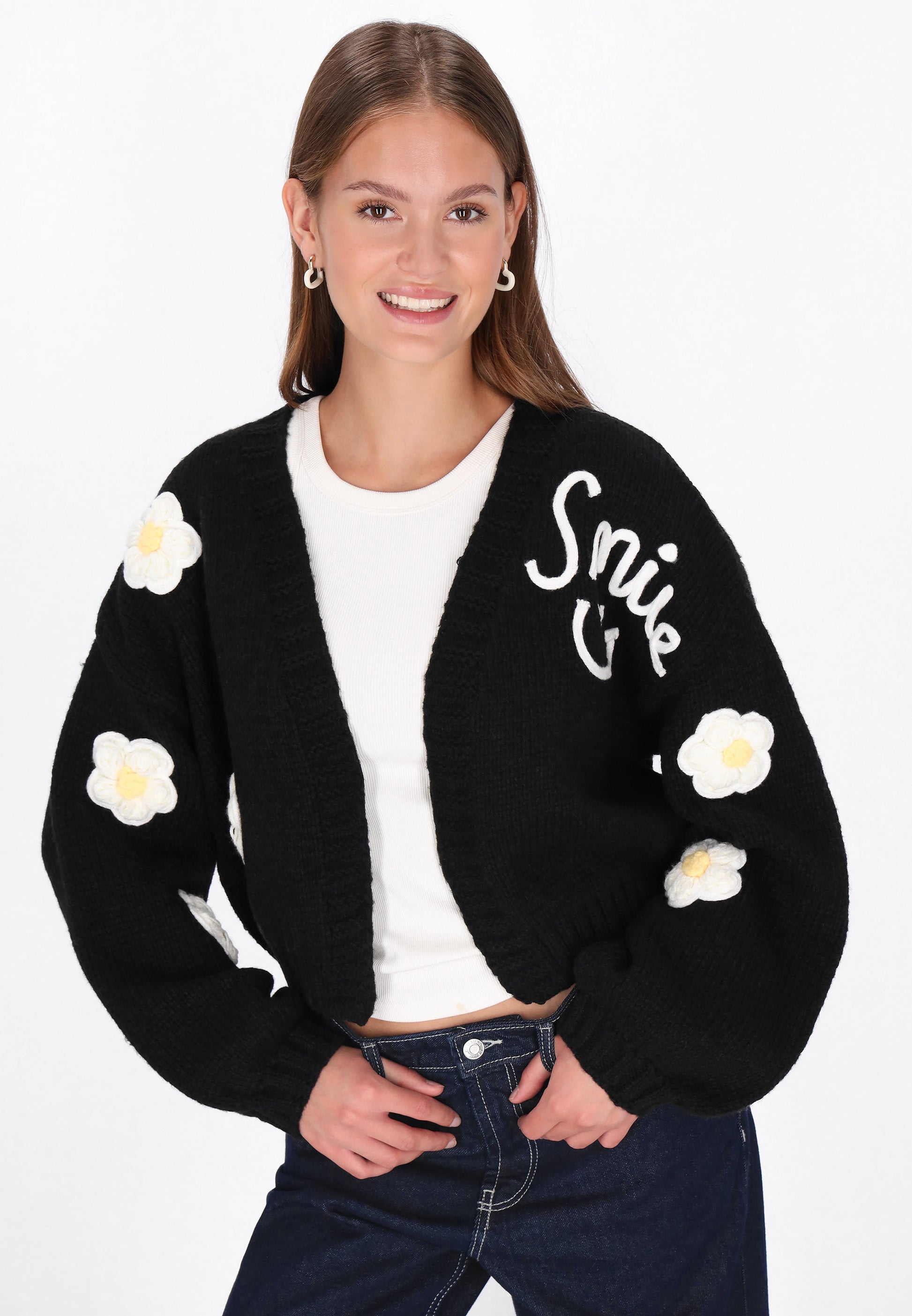 Mymo Damen Strickjacke